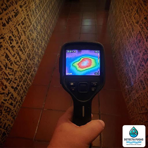 Rastreamento de fugas com câmara termográfica