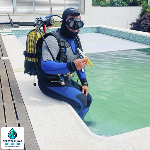 Rastreamento de Infiltração de água em piscina